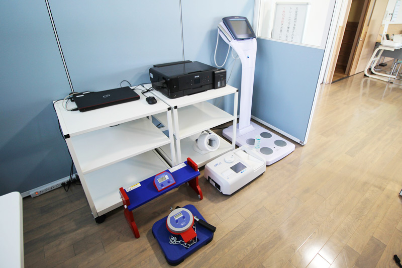 写真：健康測定機器